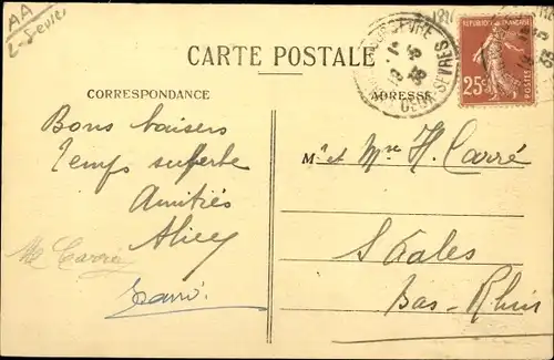 Ak Chatillon sur Sevre Deux Sèvres, Vue generale de Saint-Jouin