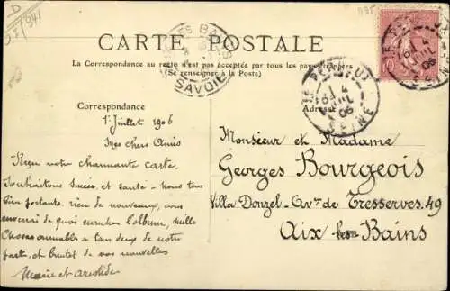 Ak Le Perreux-sur-Marne Val-de-Marne, Les Cent Marches