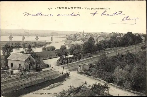 Ak Ingrandes Maine-et-Loire, Vue panoramique