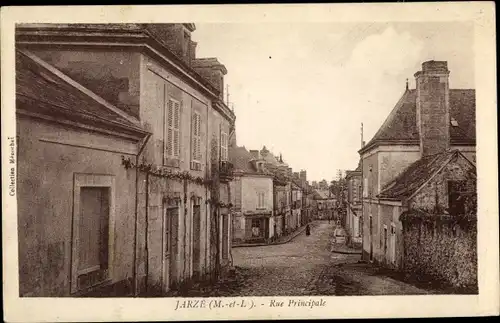 Ak Jarzé Maine et Loire, Rue principale