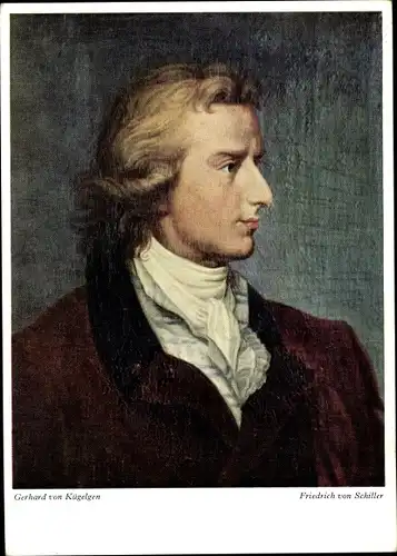 Künstler Ak Kügelgen, Gerhard von, Schriftsteller Friedrich von Schiller