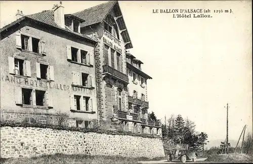 Ak Saint Maurice Vosges, Le Ballon D´Alsace, L´Hotel Lalloz