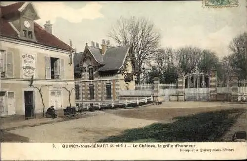 Ak Quincy sous Sénart Essonne, Le Château