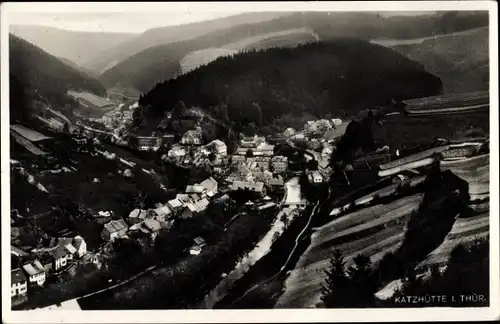 Ak Katzhütte im Schwarzatal, Panorama