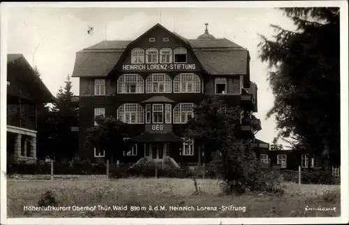 Ak Oberhof im Thüringer Wald, Heinrich Lorenz Stiftung