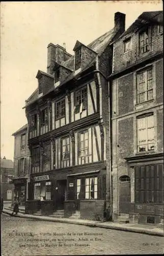 Ak Bayeux Calvados, Vieille Maison de la Rue Bienvenue