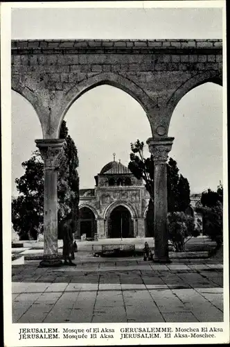 Ak Jerusalem Israel, The Golden Gate, Mosque of El Aksa