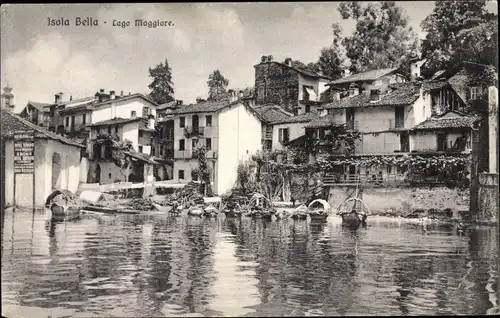 Ak Isola Bella Lago Maggiore Piemonte, Parziale Vista