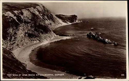 Ak Lulworth South West England, The Man o' War Rock, Dorset