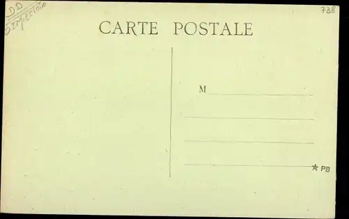 Ak Jarzé Maine et Loire, L'Hotel des Postes, La Place de l'Eglise