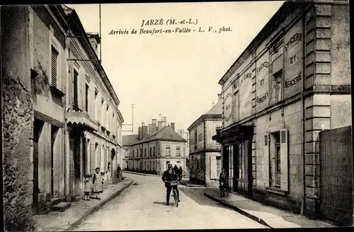 Ak Jarzé Maine et Loire, Arrivee de Beaufort en Vallee