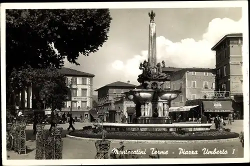 Ak Montecatini Terme Piombino Toskana, Piazza Umberto I