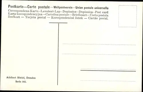 Künstler Ak Müller, K. H., Landschaftsmotiv, Dame am Ufer