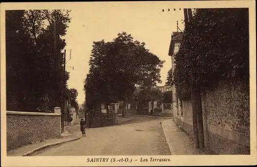 Ak Saintry-sur-Seine Essonne, Les Terrasses
