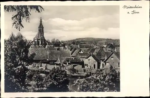 Ak Meisenheim am Glan, Teilansicht