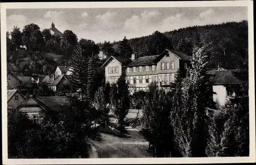 Ak Elgersburg in Thüringen, Eisenbahner Erholungsheim