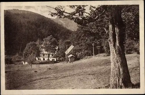 Ak Ansprung Marienberg im Erzgebirge Sachsen, Hüttstadtmühle