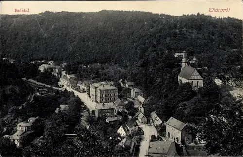 Ak Tharandt im Erzgebirge, Badetal, Ort, Kirche