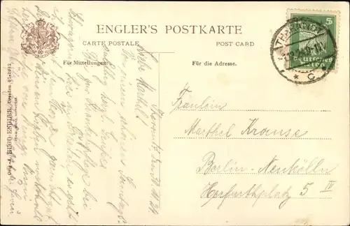 Ak Tharandt im Erzgebirge, Badetal, Ort, Kirche