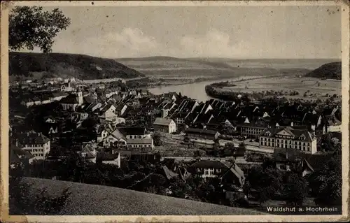 Ak Waldshut Tiengen am Hochrhein, Teilansicht