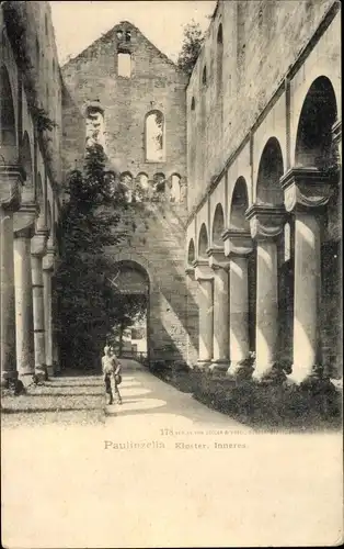 Ak Paulinzella Königsee Rottenbach in Thüringen, Kloster, Inneres