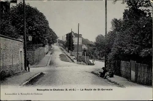 Ak Neauphle le Chateau Yvelines, La Route de St Germain