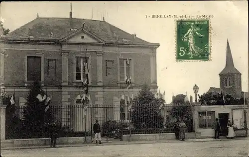 Ak Briollay Maine et Loire, La Mairie