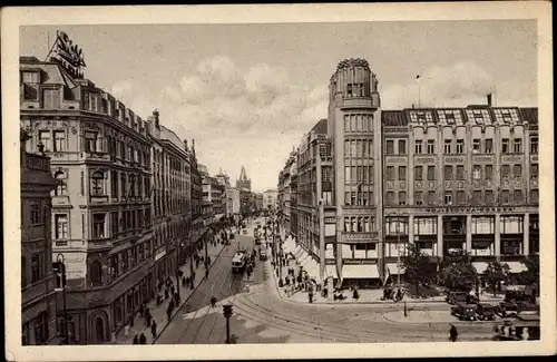 Ak Praha Prag Tschechien, Graben