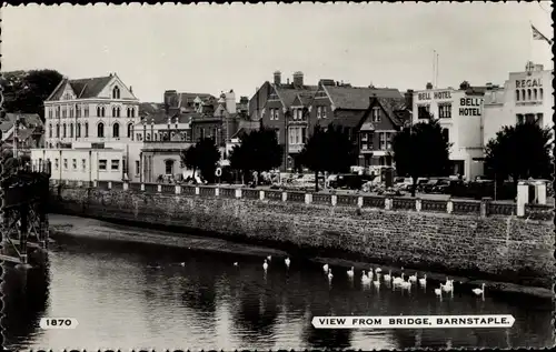 Ak Barnstaple Devon, view from bridge