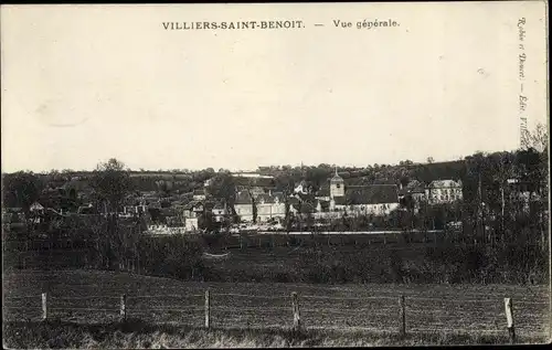 Ak Villiers Saint Benoit Yonne, Vue Générale
