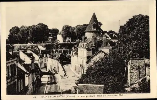 Ak Saint Florentin Yonne, Vue Générale