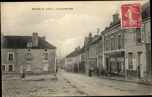 Ak Maisse Essonne, La Grande Rue