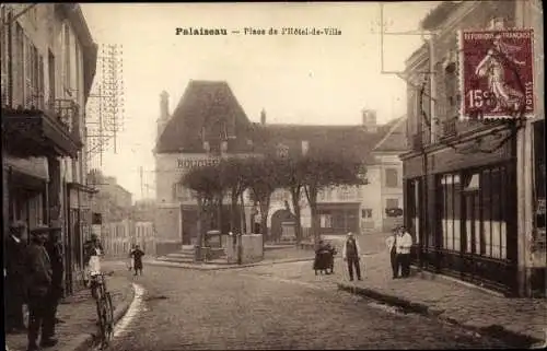 Ak Palaiseau Essonne, Place de l´Hôtel de Ville