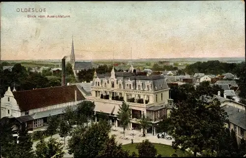 Ak Bad Oldesloe in Schleswig Holstein, Panorama vom Aussichtsturm