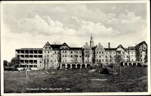 Ak Neustadt in Sachsen, Hohwald Post