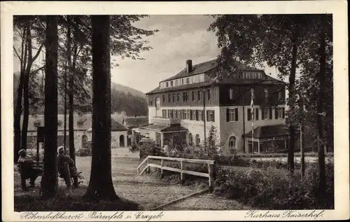Ak Bärenfels Altenberg im Erzgebirge, Kurhaus Kaiserhof, Außenansicht