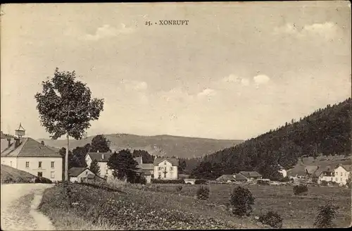 Ak Xonrupt Vosges, Panorama