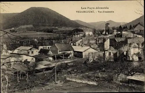 Ak Vexaincourt Vosges, Vue d´Ensemble