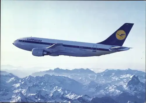 Ak Passagierflugzeug Airbus A 310 der Lufthansa