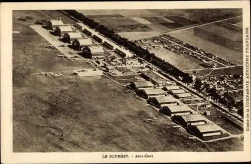 Ak Le Bourget Seine Saint Denis, Aero Gare