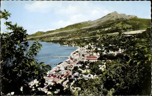 Ak Saint Pierre Martinique, Vue generale