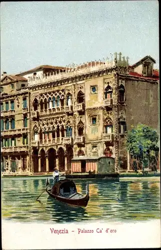 Künstler Ak Venezia Venedig Veneto, Palazzo Ca´ d´oro