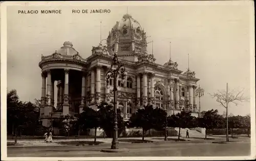 Ak Rio de Janeiro Brasilien, Palacio Monroe