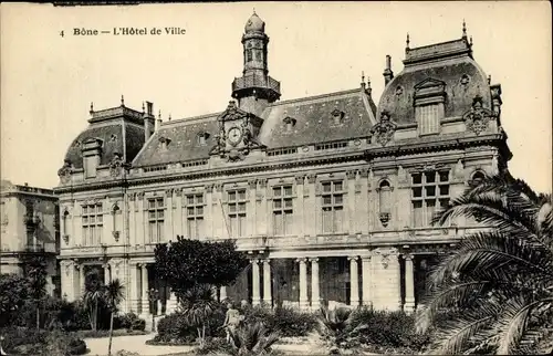 Ak Annaba Bône Algerien, L'Hôtel de Ville