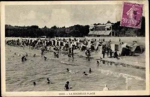 Ak La Rochelle Charente Maritime, Plage