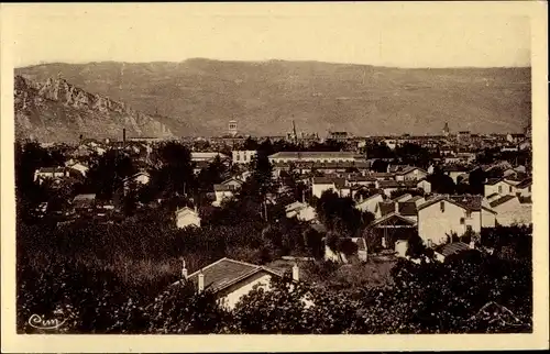 Ak Valence Drôme, Vue générale