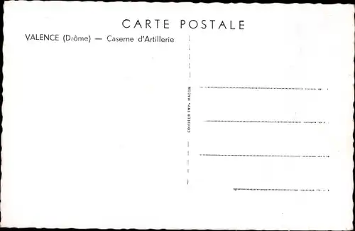 Ak Valence Drôme, Caserne d'Artillerie