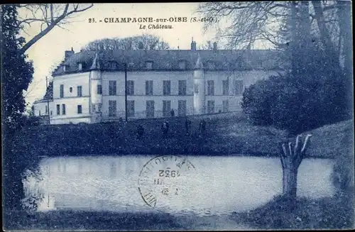 Ak Champagne sur Oise Val d´Oise, Le Château