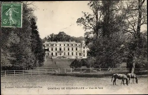 Ak Courcelles-Epayelles Val d'Oise, Château