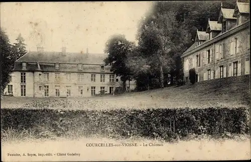 Ak Courcelles-Epayelles Val d'Oise, Château